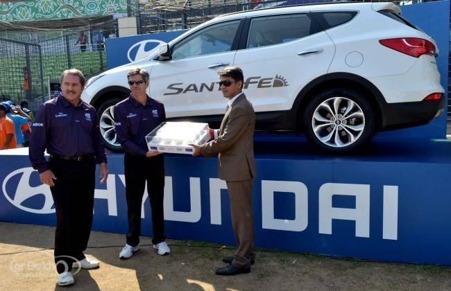 Hyundai First Ball Handover Ceremony for ICC World T20 2014