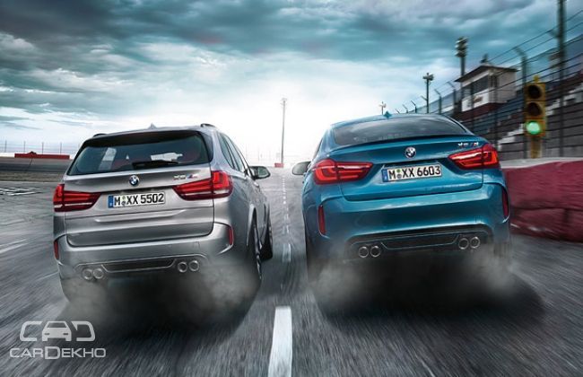 BMW X6M and X5M rear