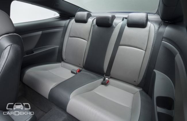 2016 Honda Civic Coupe Rear Seats