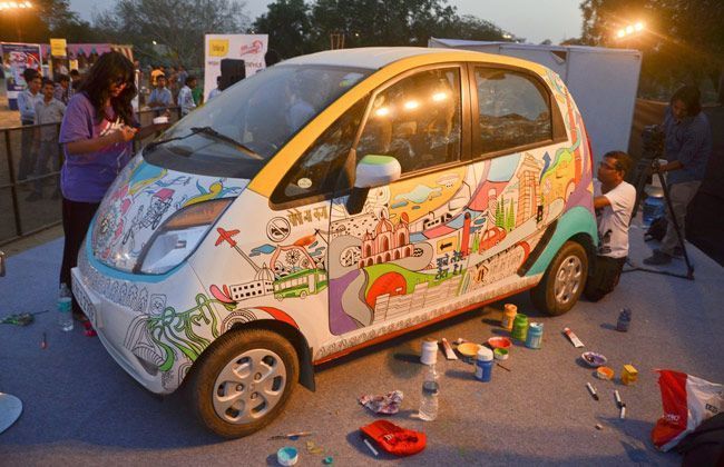 Tata Nano- Art in Motion