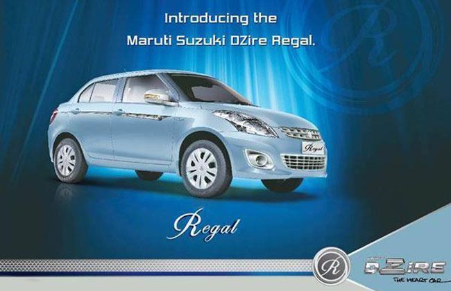 Maruti Swift Dzire Regal Launched at Rs. 5.95 lakh