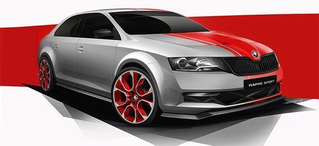 Skoda Rapid Sport Concept to be Showcased at 2013 Worthersee Tuning Event