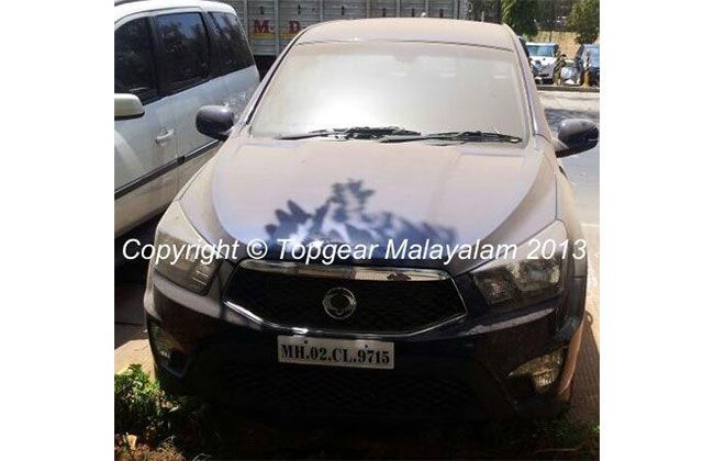 Ssangyong Actyon Sports Lifestyle Pickup Spied