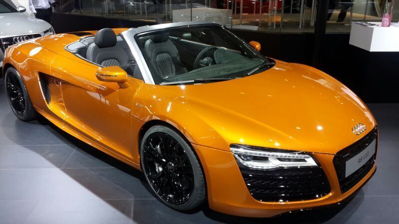 Audi Tt And Audi R8 V10 Spyder Showcased At The Expo