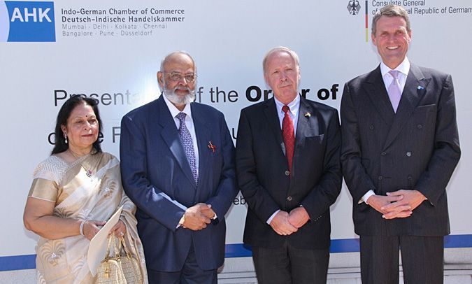 Dr. Abhay Firodia, Chairman, Force Motors, honored with the �Order of Merit� of the FederalRepublic of Germany