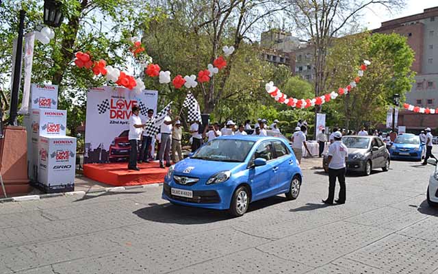 The first ever Honda Brio Love Drive kicked off in the capital