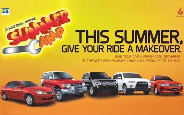 �Summer Camp 2012� for Mitsubishi vehicles