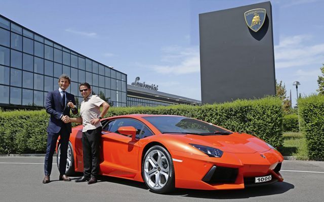 Lamborghini Aventador, 1000th Unit Sold