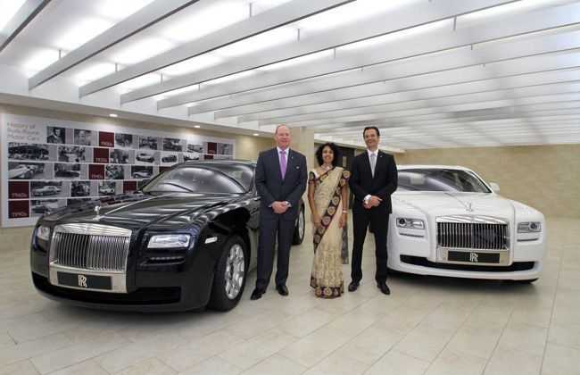 Rolls Royce Opens Showroom in Hyderabad, two More in India by Mid 2013