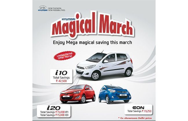 Buy Hyundai Cars and Save up to Rs. 42,500