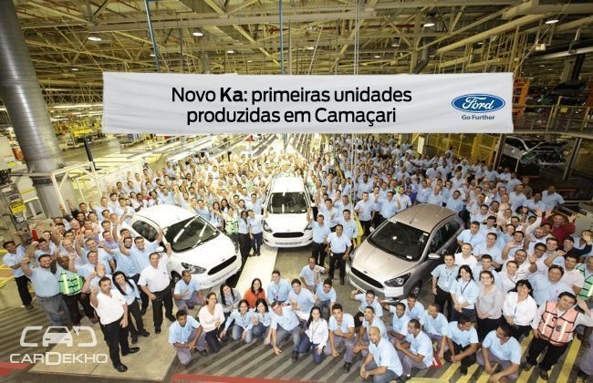 Ford starts production of the next-gen Figo/KA; India launch early next year!