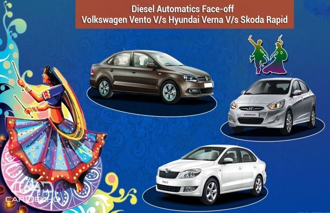 Volkswagen Vento V/s Hyundai Verna V/s Skoda Rapid