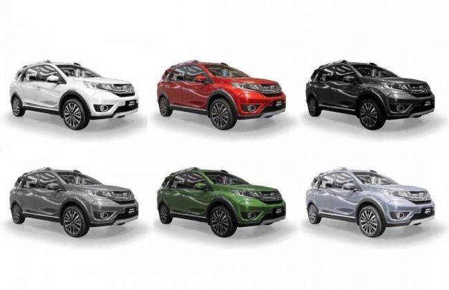 Honda BR-V Color Schemes Revealed  CarDekho.com