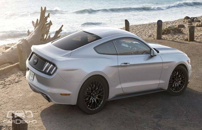 Ford Mustang side rear shot