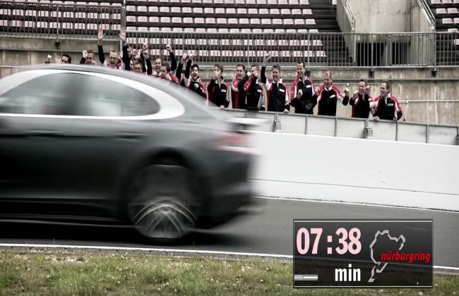 Video: 2017 Porsche Panamera Turbo sets a new record at Nurburgring