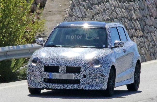 2017 Swift Sport spied for the first time
