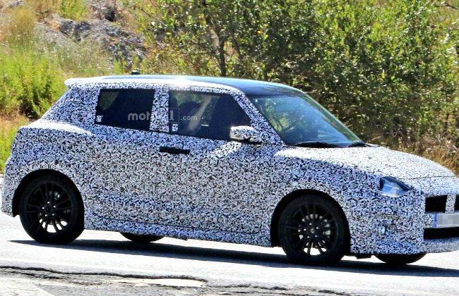 2017 Swift Sport spied for the first time