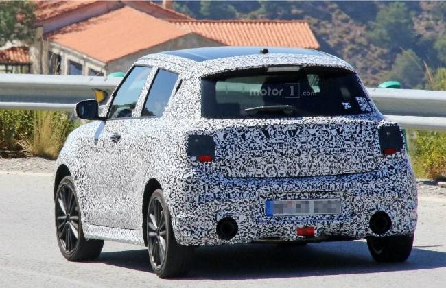 2017 Swift Sport spied for the first time