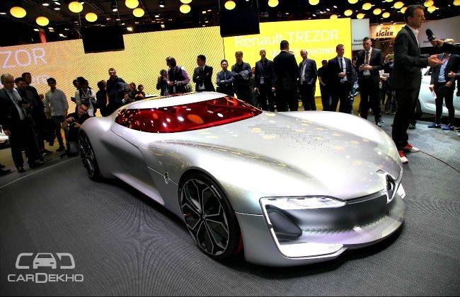 Paris Motor Show: Renault Trezor concept unveiled; Showcases future design Cues