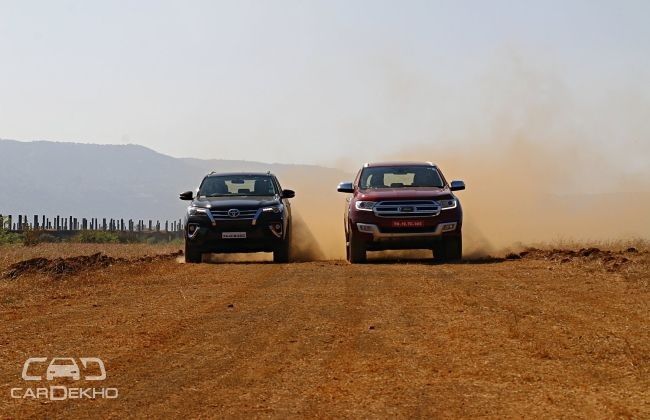 Toyota Fortuner and Ford Endeavour 